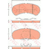 TRW Dtec Brake Pad Set Front GDB7506DT
