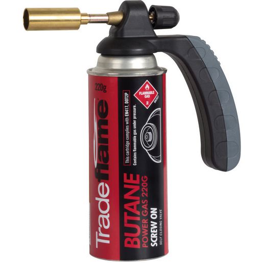 Trade Flame Handy Blow Torch Kit, Manual Screw Refill