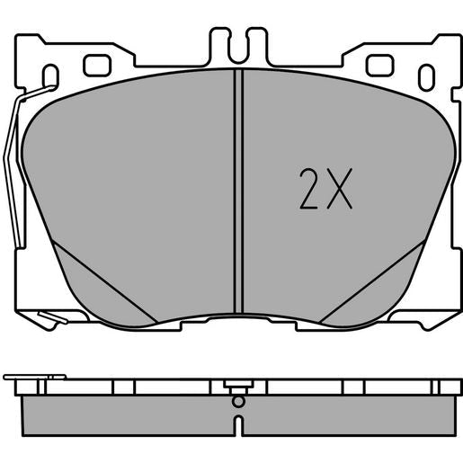 Meyle Brake Pad Set 025 225 8618/PD