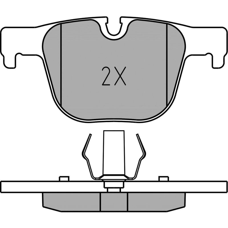 Meyle Brake Pad Set 025 255 1417