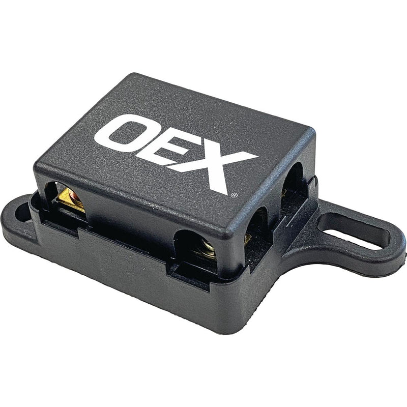 OEX Twin In-Line Ang / Ans Midi Fuse Holder With Cover