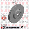 Zimmermann OE Coat Z Brake Rotor Single 348mm Front LH