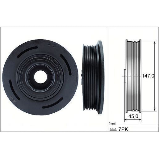 INA Belt Pulley Crankshaft 544 0098 10