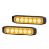 Hella - 12/24V Bst Slim Directional Warning Lamp, Amber 6