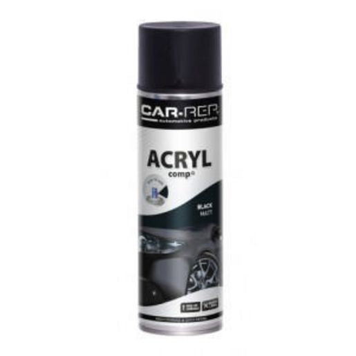 Car-Rep Acrylic Colour Matt Black 500ml CR03201