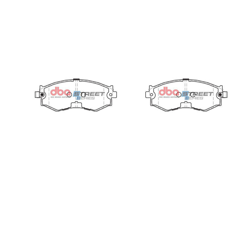 DBA Street Series Brake Pad Set Front DB1165SS