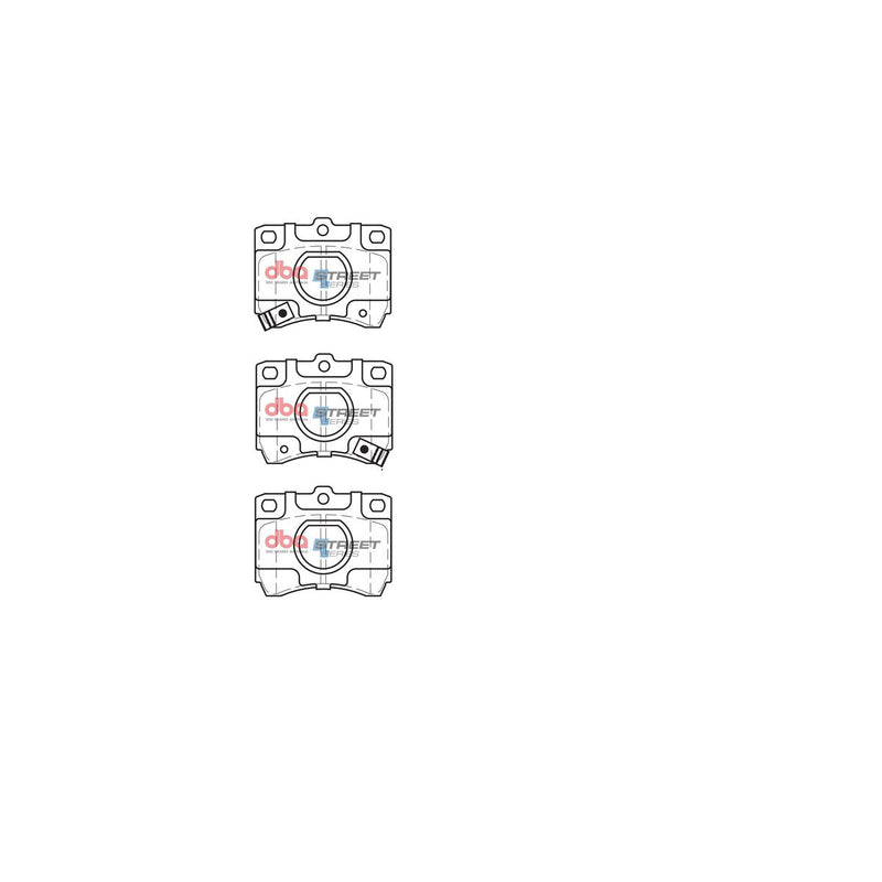 DBA Street Series Brake Pad Set Front DB442SS