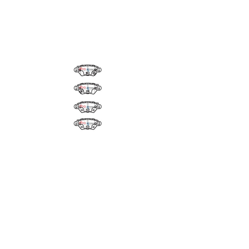 DBA Street Series Brake Pad Set Rear DB1425SS