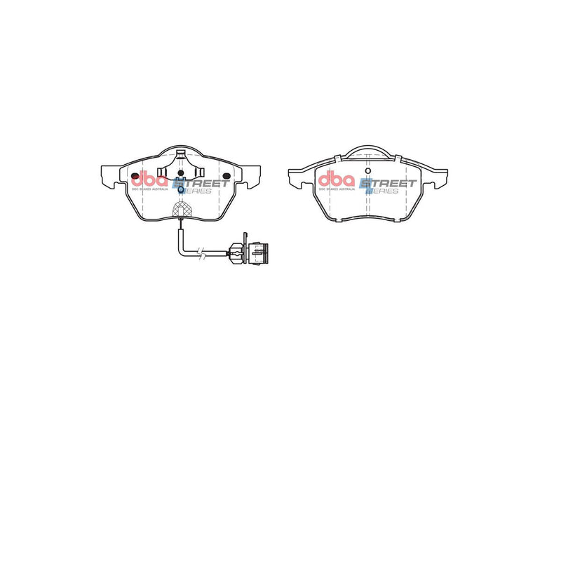 DBA Street Series Brake Pad Set Front DB1404SS