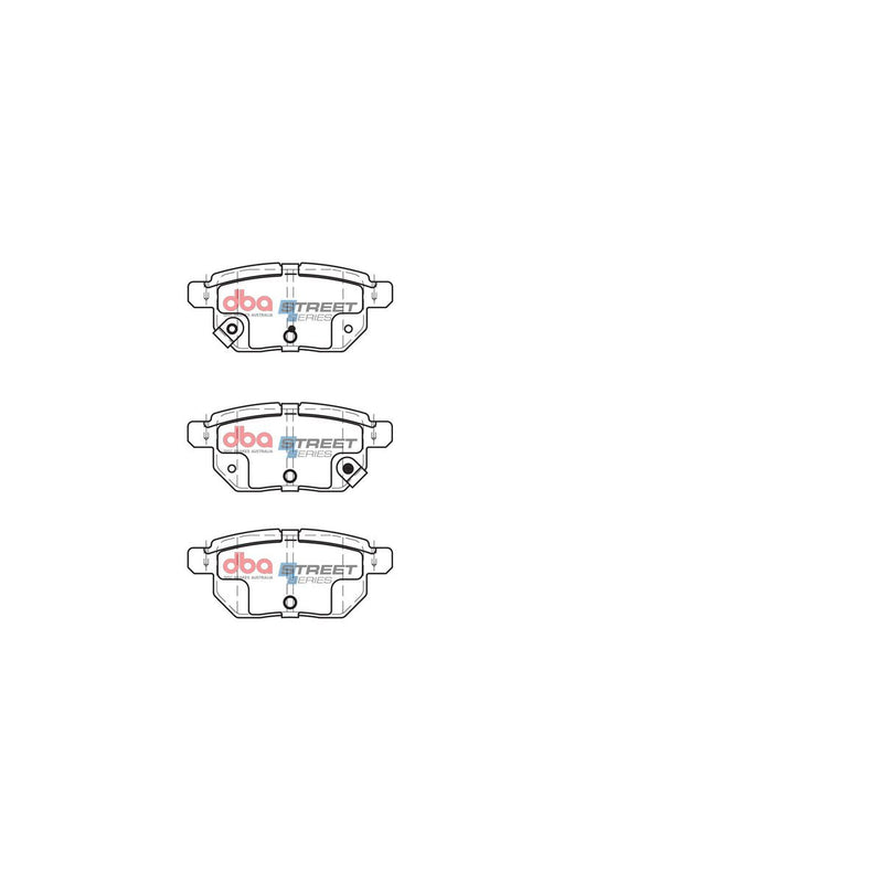 DBA Street Series Brake Pad Set Rear DB1786SS