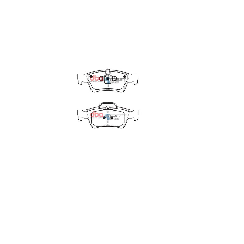 DBA Street Series Brake Pad Set Rear DB2049SS