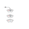 DBA Street Series Brake Pad Set Front DB2031SS