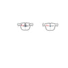 DBA Street Series Brake Pad Set Rear DB1499SS