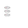 DBA Street Series Brake Pad Set Rear DB1766SS