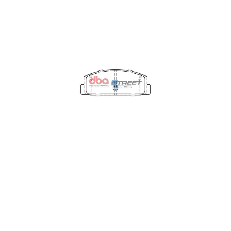 DBA Street Series Brake Pad Set Rear DB1760SS