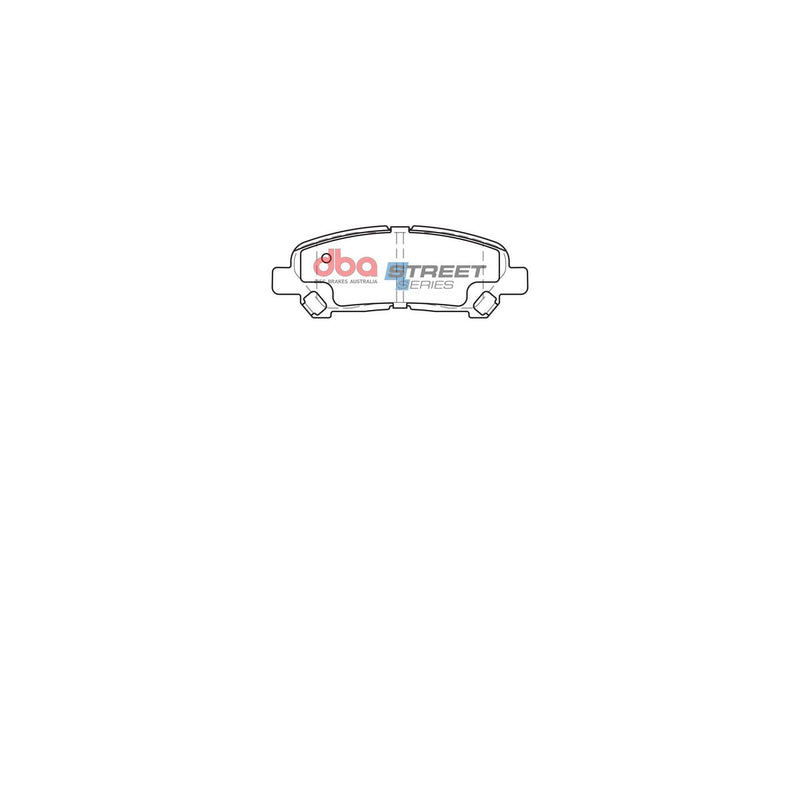 DBA Street Series Brake Pad Set Rear DB2005SS