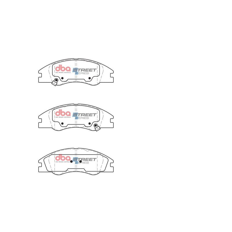 DBA Street Series Brake Pad Set Front DB1727SS