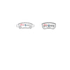 DBA Street Series Brake Pad Set Rear DB1686SS