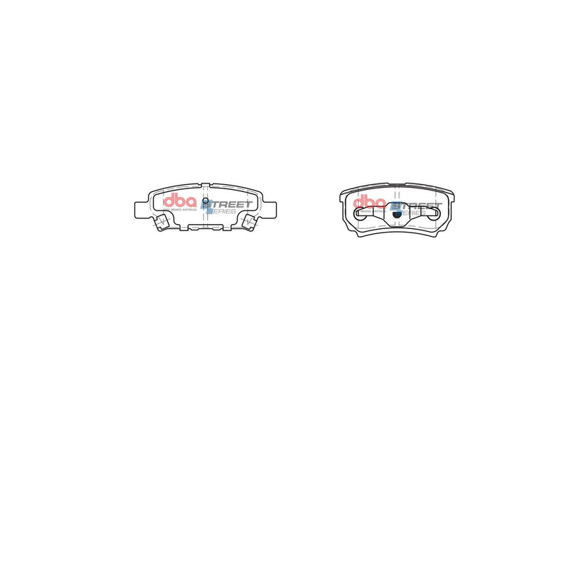 DBA Street Series Brake Pad Set Rear DB1686SS