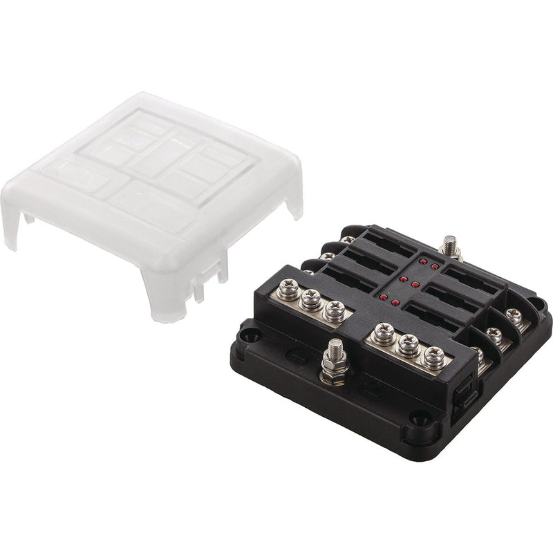 OEX Fuse Box, Standard Blade, 6 Way, Maximum Total
