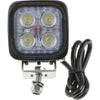 OEX Work Light Square 4 LED. 12V/24V, Cispr25 Rated