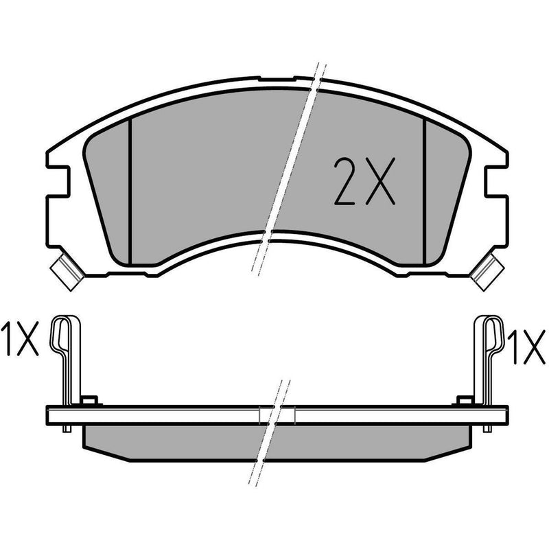 Meyle Brake Pad Set 025 213 6315/PD