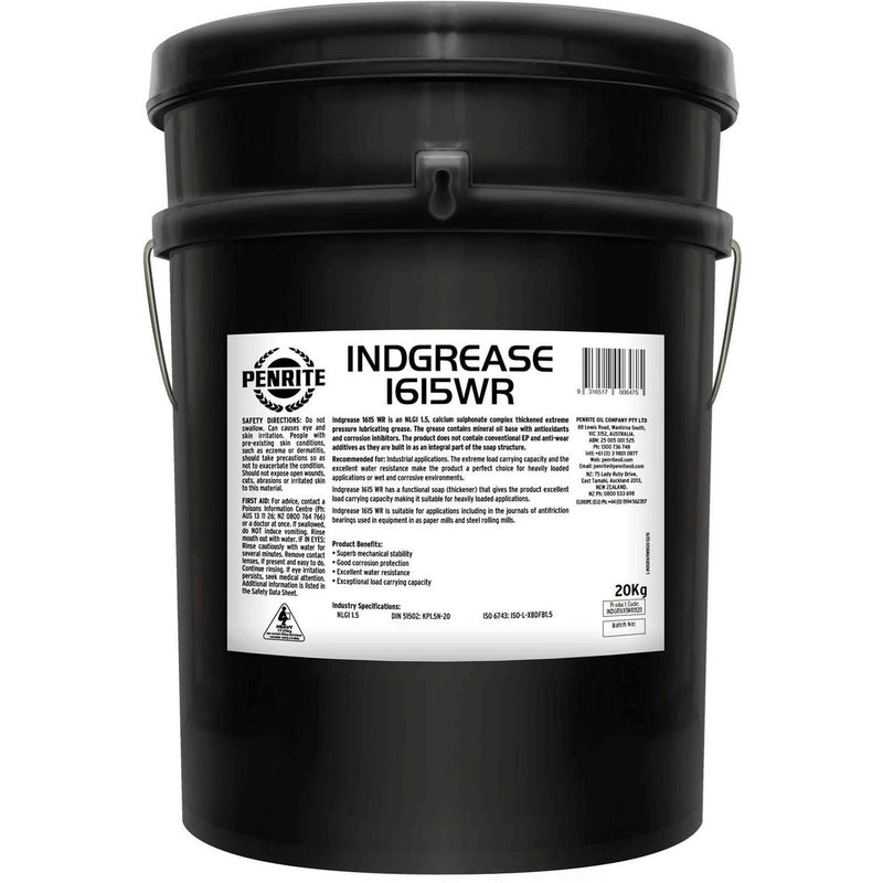 Penrite Oil Indgrease 1615Wr 18Kgs INDGR1615WR020