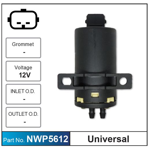 Nice Products Windscreen Washer Pump NWP5612