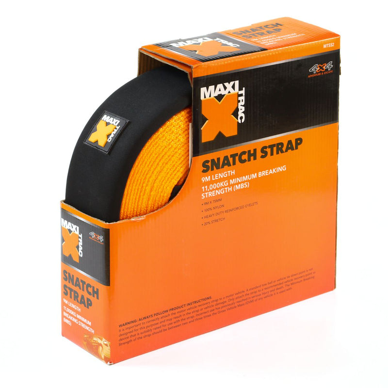 Maxi Trac 4x4 Snatch Strap 9m 11000kg