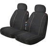 Maxi Trac 4x4 Canvas Black Car Seat Covers Front Pair