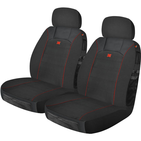 Maxi Trac 4x4 Neoprene Grey Car Seat Covers Front Pair
