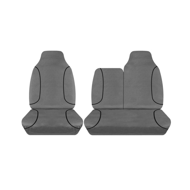 Sperling Tradies Canvas Front Grey Seat Covers Suits