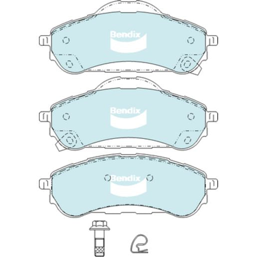 Bendix Ultimate 4WD Brake Pad Set DB2411 ULT4WD