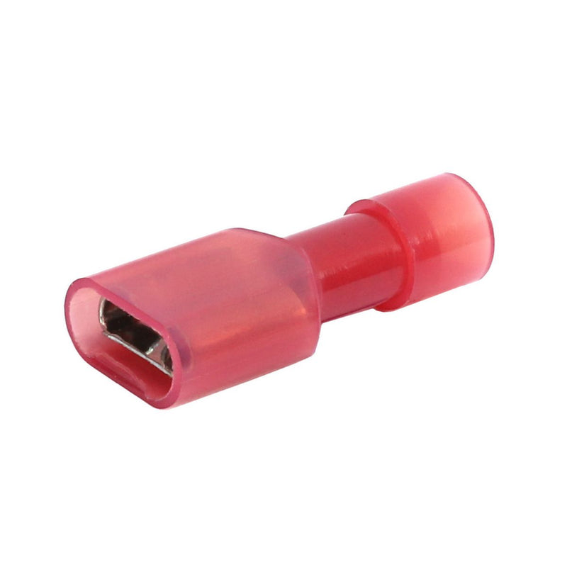 Aerpro Spade Terminal Female Insulated 6.6mm Red 100pc