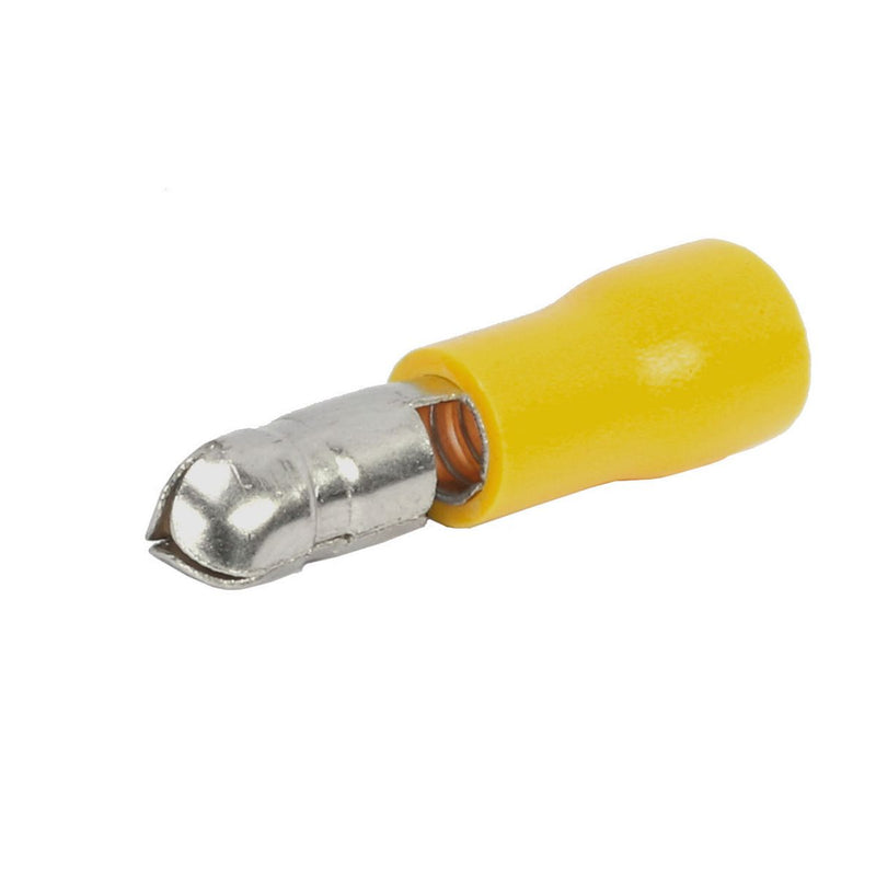 Aerpro 5Mm Male Bullet Terminal Yellow - 100Pcs APBM4Y