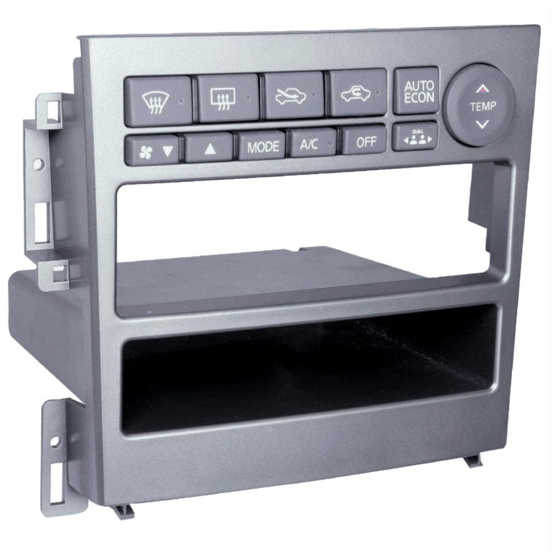 Aerpro Single Din Facia Silver fits Nissan Skyline V35