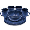 Campfire Enamel 4 Person Dinner Set 12pcs 727623