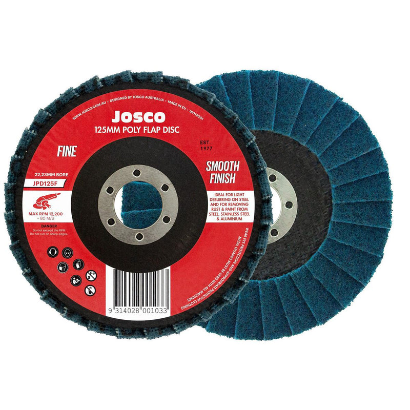 Josco 125mm Fine Poly Flap Disc JPD125F