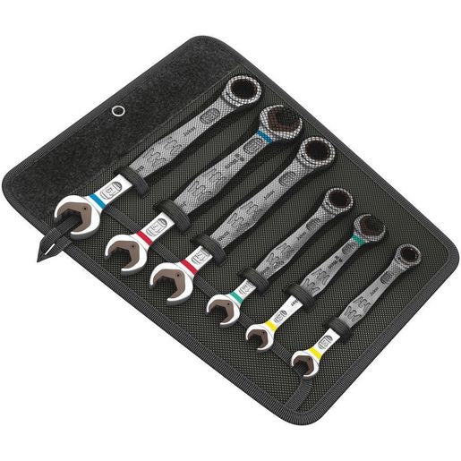 Wera Joker 6 Piece Ratcheting Combination / Double