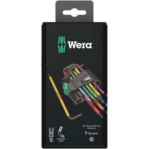Wera Multicolour Ball End Torx And Security Torx L-Key