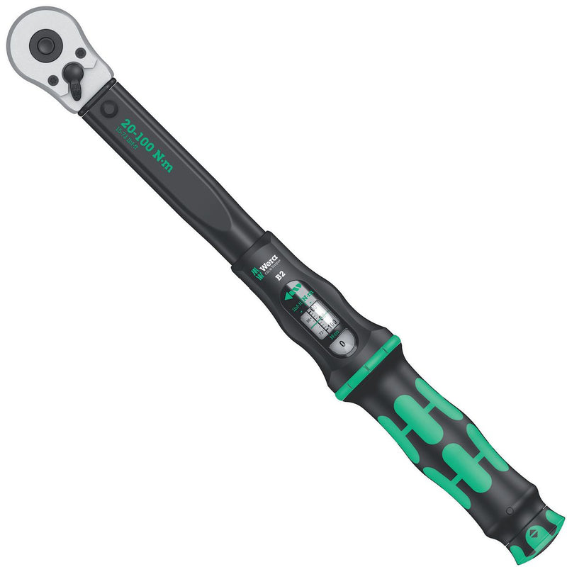 Wera Torque Wrench 20-100 Nm 3/8In Drive WER075611