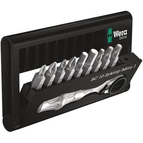Wera Bit-Check 10 Zyklop Mini 10 Piece WER073645