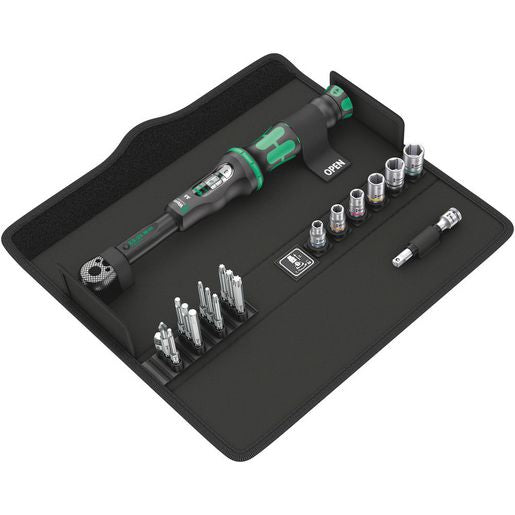 Wera Click-Torque Wrench Set 20 Piece 2.5-25Nm 1/4In