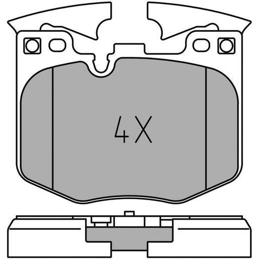 Meyle Brake Pad Set 025 224 2520/PD