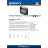 Ecco Securiled Light, Directional, Surface Mount, Red