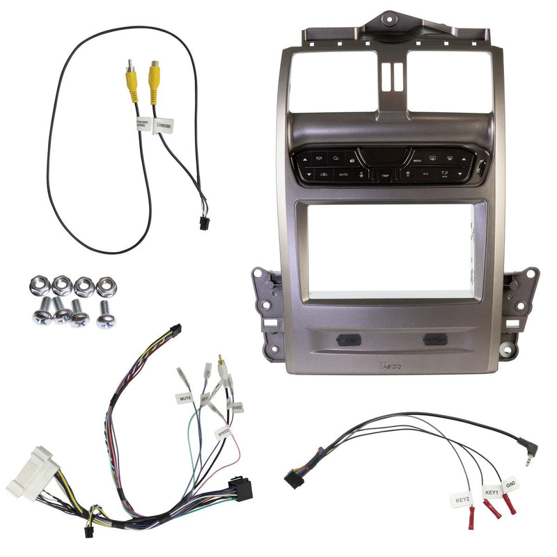Aerpro Gunmetal Grey Double Din Facia Kit To Suit Ford