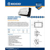 Ecco 10 Led Scene LightFlat Surface Mount 10-30V EW4005
