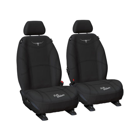 R.M. Williams Front Car Seat Covers Neoprene Black - Pair