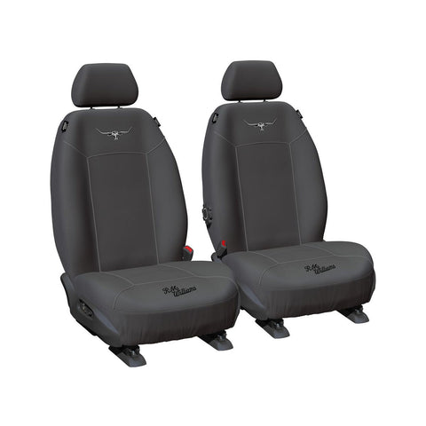 R.M. Williams Front Car Seat Covers Canvas Grey - Pair