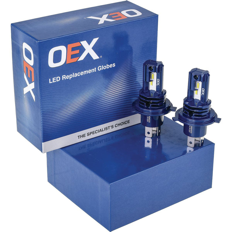 OEX 12/24V LED Headlight Upgrade Globes V2 - H4 3600Lm